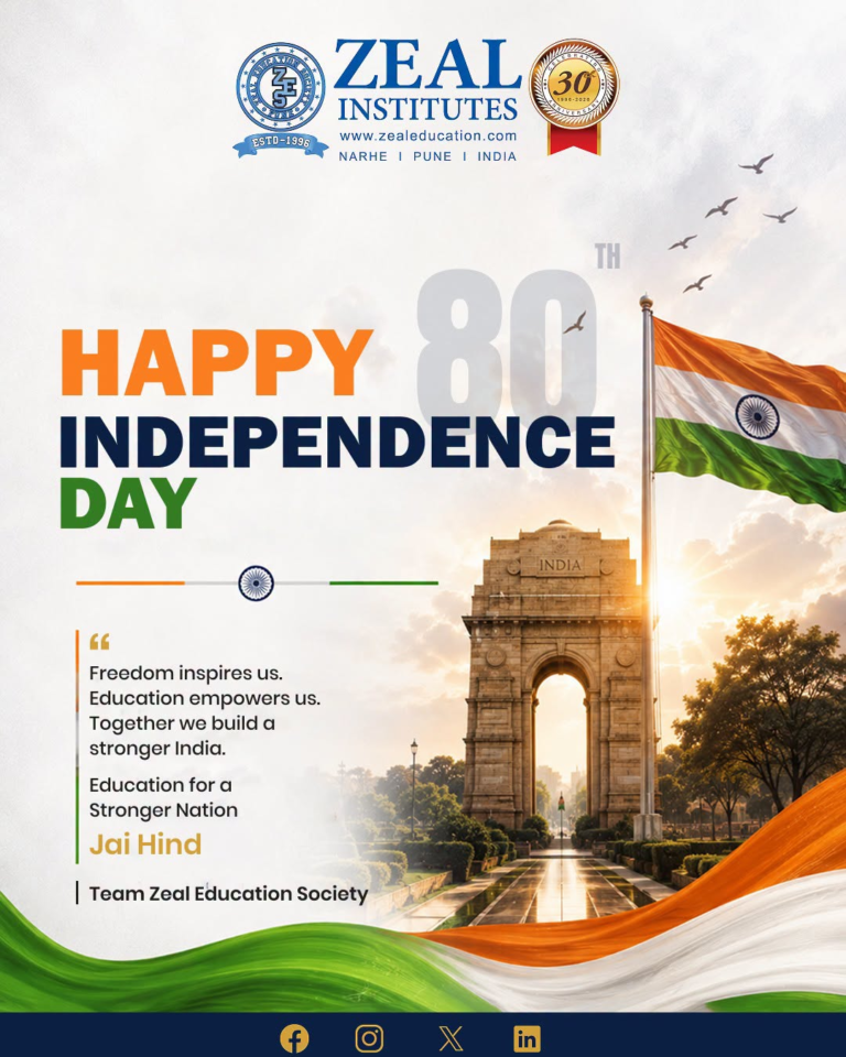 India’s 80th Independence Day celebrate @zeal Education Socitey